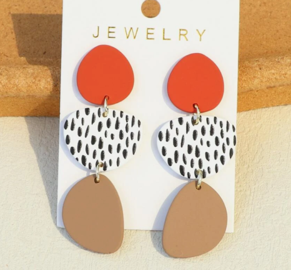 2pcs Geometric Drop Earrings (5 Sets) - Image 2