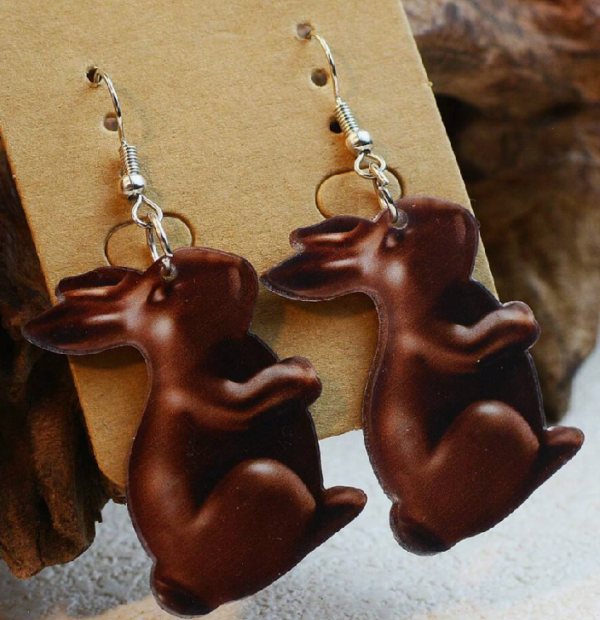 Acrylic Cute Rabbit Earring (5 Sets) - Image 4