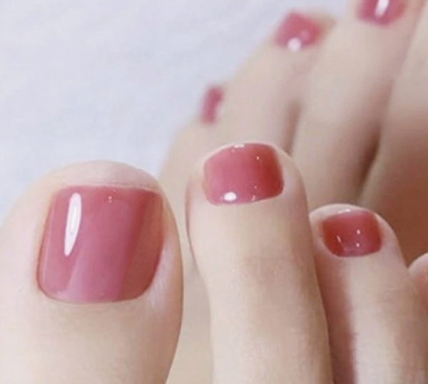 24pcs Pressed On Toe Nails (5 Sets) - Image 3