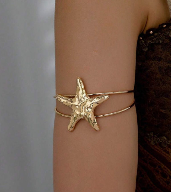 Beach Style Starfish Upper Arm Cuff (5 Sets)