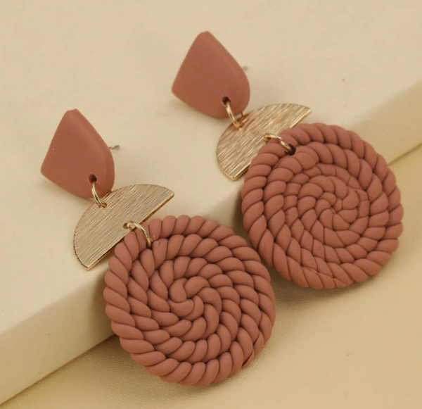 Handmade Soft Clay Earring (5 Sets) - Image 7