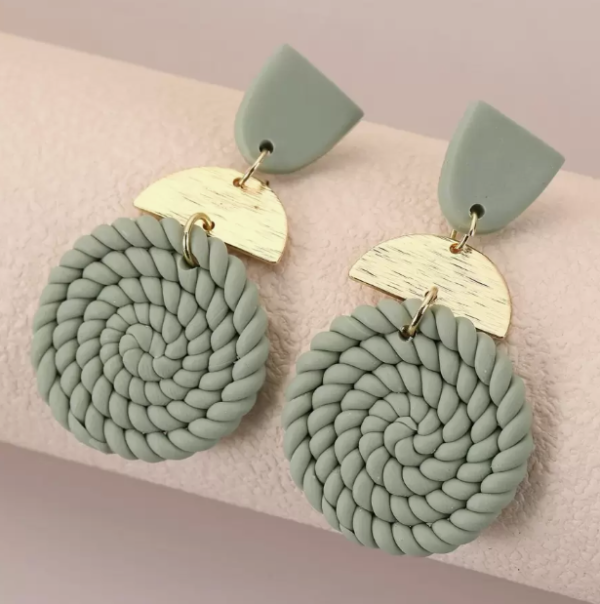 Handmade Soft Clay Earring (5 Sets) - Image 6