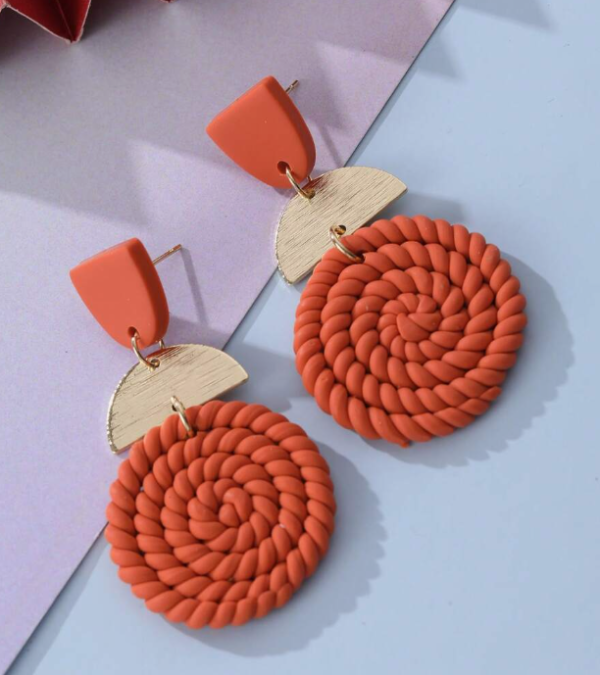 Handmade Soft Clay Earring (5 Sets) - Image 3
