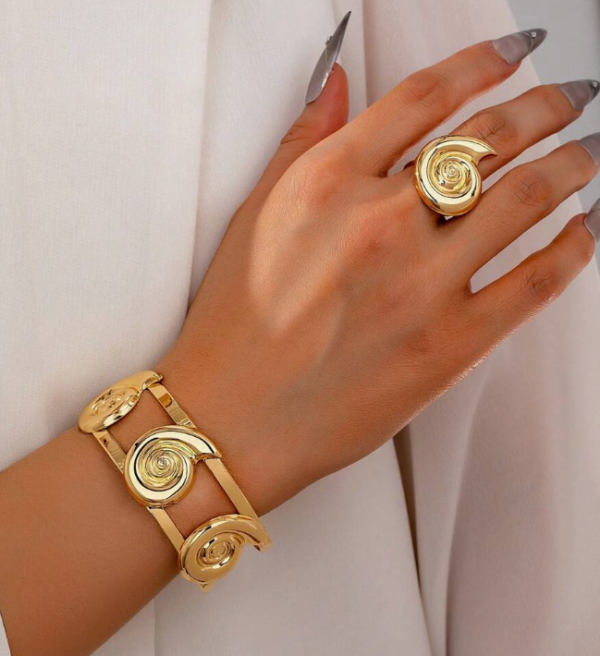 Geometric Exaggerated Design Style Bracelet (5 Sets)