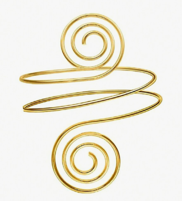 Golden Spiral Pattern Arm Cuff (5 Sets) - Image 3