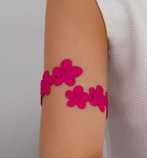Minimalist Geometric Petals Charm Bracelet (5 Sets) - Image 3
