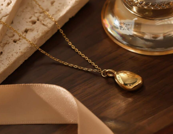 18K Stainless Steel Minimalist Pendant Necklace (5 Sets) - Image 3