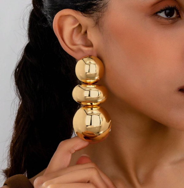 Big Chunky Stud Earring (5 Sets)