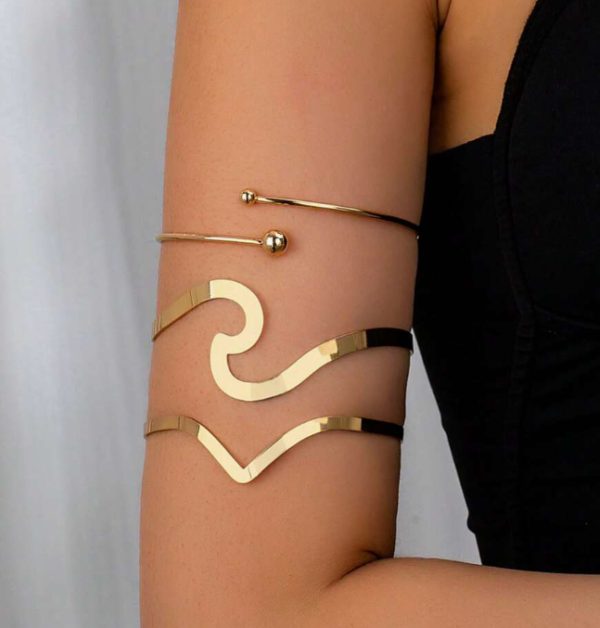 3pcs Minimalist Metal Arm Cuff (5 Sets)