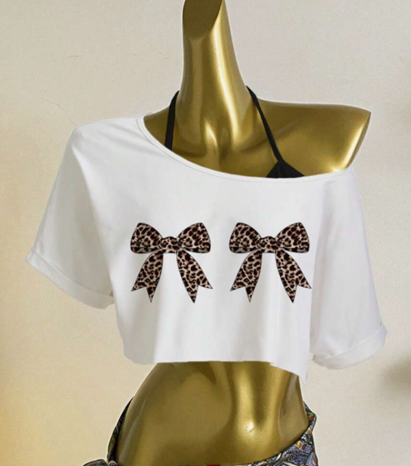 EZ Wear Knit Loose Fit Off-Shoulder Top with Wide Collar (5 Sets)
