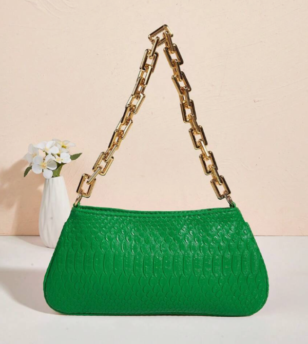 Crocodile Embossed Chain Bag (5 Sets) - Image 2