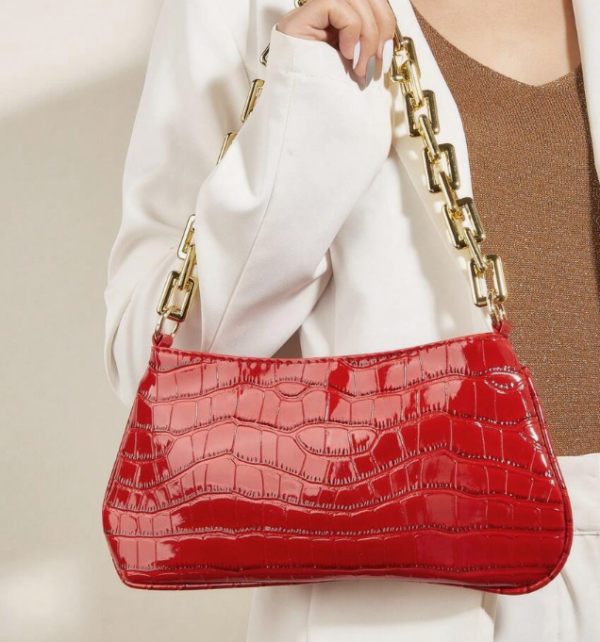 Crocodile Embossed Chain Bag (5 Sets)