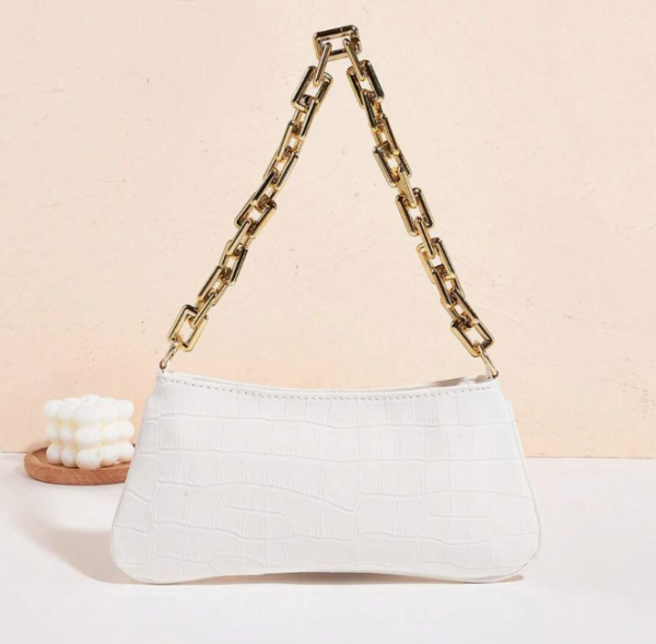 Crocodile Embossed Chain Bag (5 Sets) - Image 3