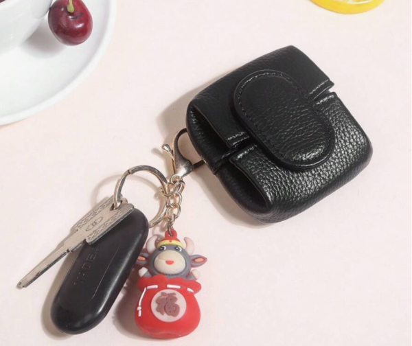 Fashion PU Snap Button Closure Multi-Functional Portable Coin Purse (5 Sets)