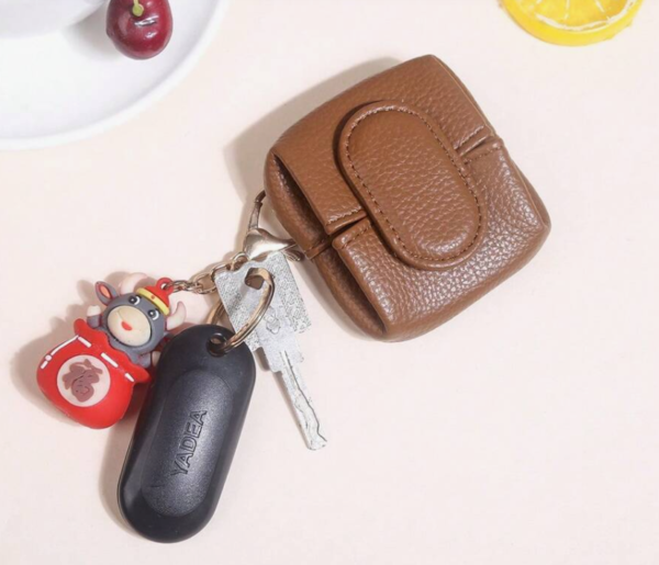 Fashion PU Snap Button Closure Multi-Functional Portable Coin Purse (5 Sets) - Image 8