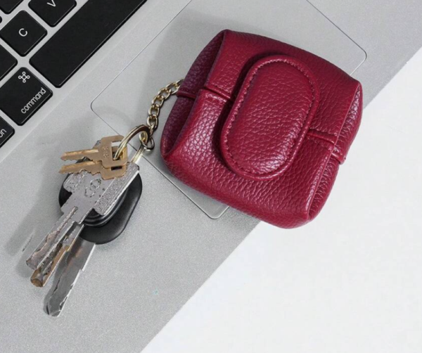 Fashion PU Snap Button Closure Multi-Functional Portable Coin Purse (5 Sets) - Image 2