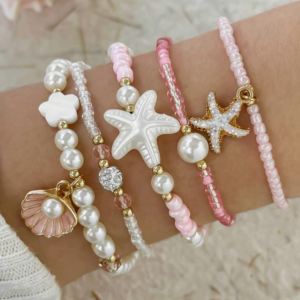 5pcs/set Bohemian Style Beaded Bracelet (10 Sets)
