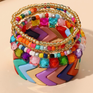 6pcs/set Colorful Bracelet Set (10 Sets)