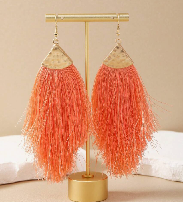 Bohemian Style Resort Versatile Tassel Earring (10 Sets) - Image 2
