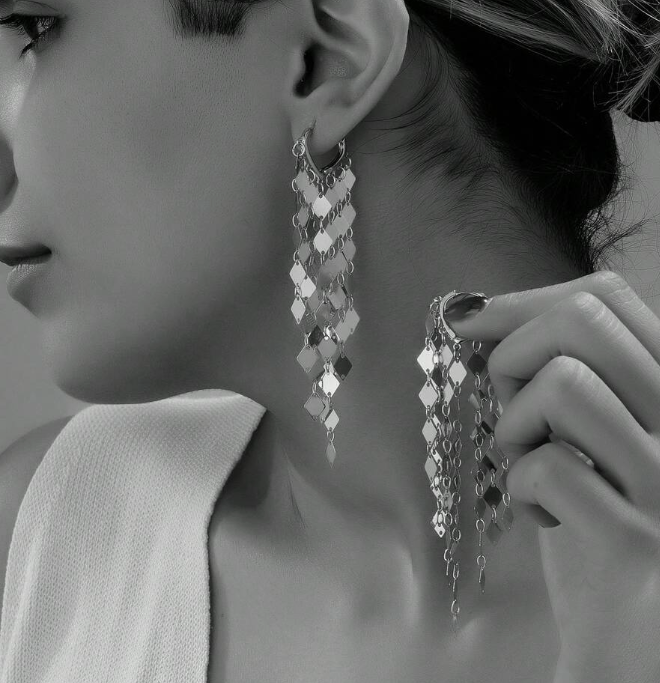 Minimalist Elegant Vintage Tassel Dangle Earrings (10 Sets) - Image 2