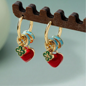 Copper Macaroon Series Hoop Earring (10 Sets)