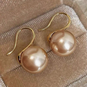 Minimalist Retro Elegant Faux Pearl Copper Earring (10 Sets)