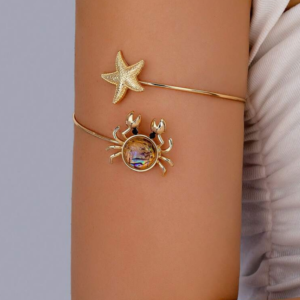 Starfish & Crab Marine Life Arm Band (10 Sets)