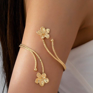 Elegant Floral Pattern Women's Arm Band (10 Sets)
