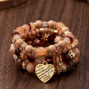 4pcs Bohemian Multi-Layer Beaded Bracelet (10 Sets)