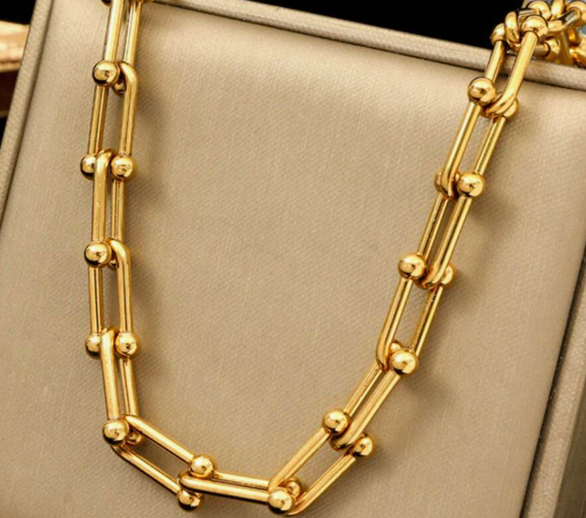 sj2501037882201118 Stainless Steel Chain Necklace (10 Sets)