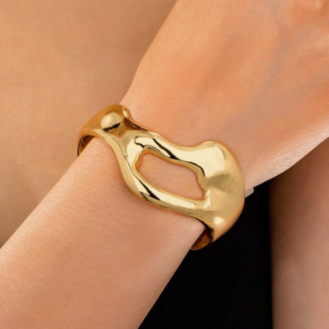 Asymmetrical Geomettic Open Cuff Bracelet (10 Sets)