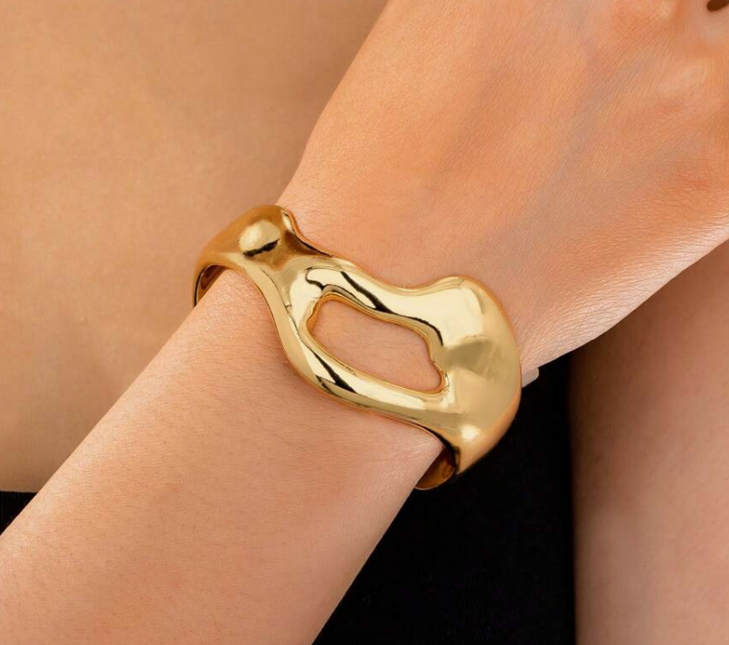 sj25012381692949239 Asymmetrical Geomettic Open Cuff Bracelet (10 Sets)