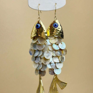 3D Movable Fish Shaped Earring (10 Sets)