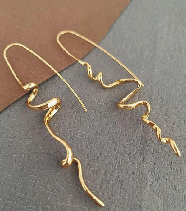 Fashionable Women's Abstract Design Clip On Earring (10 Sets)