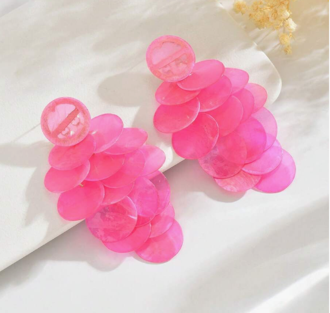 Elegant Luxury Grape Tassel Drop Earring (10 Sets) - Image 5