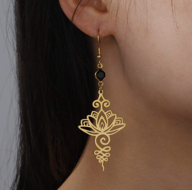 Lotus Unalome Earring (10 Sets)