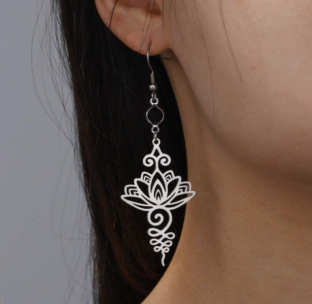 Lotus Unalome Earring (10 Sets) - Image 2