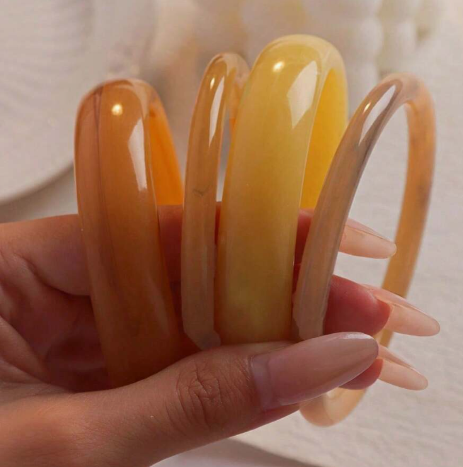 sj25040958518128128 orange 4pcs Set Elegant Vintage Style Bracelet (10 Sets) - Image 5