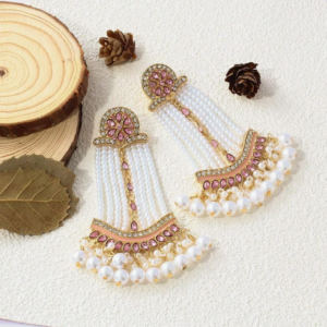 Zinc Alloy Faux Pearl Earring (10 Sets)