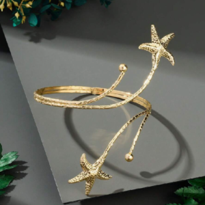 CIZME Gold Arm Double Starfish Arm Band (10 Sets)