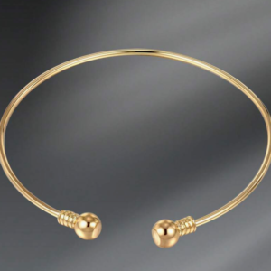 CIZME Gold Arm Cuff Bracelets Single Ring Arm Band (10 Sets)