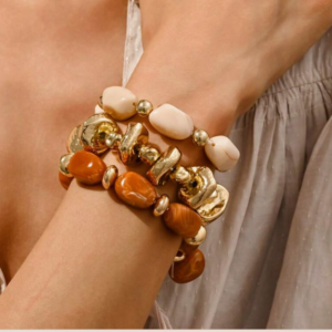 3pcs/set Fashionable Vintage Beaded Bracelet (10 Sets)
