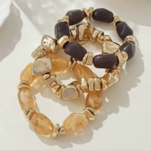 3pcs/set Fashionable Vintage Beaded Bracelet (10 Sets)