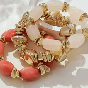 3pcs/set Fashionable Vintage Beaded Bracelet (10 Sets)