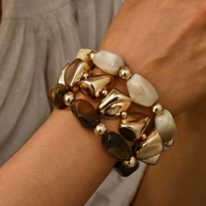 3pcs/set Fashionable Vintage Beaded Bracelet (10 Sets)