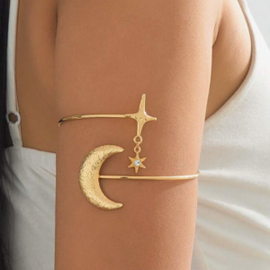 Minimalist Sun Metal Gold Arm Cuff (10 Sets)