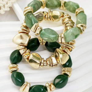 3pcs/set Fashionable Vintage Beaded Bracelet (10 Sets)