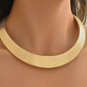 Vintage Punk Exaggerated Metal Snake Bone Choker (10 Sets)