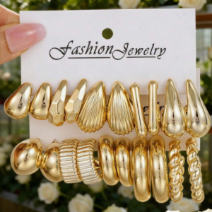 20pcs Elegant Casual Minimalist Fashion CCB Earring Set (10 Sets)