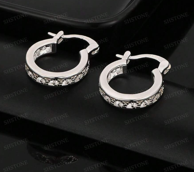 Fashion 925 Sterling Silver Plated Earring (10 Sets)